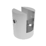 Conector de muro a vidrio para vitrina