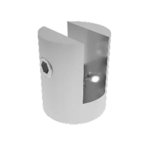 Conector de muro a vidrio para vitrina