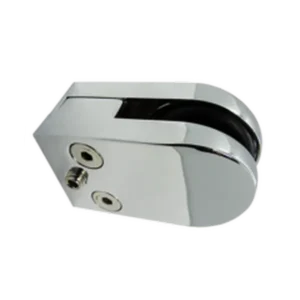 Conector grapa sin saque para cristal chico (Curvo)