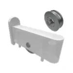 Carretilla para vitrina cuerpo nylon