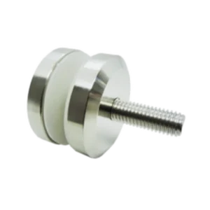 Conector boton pasado muro-vidrio