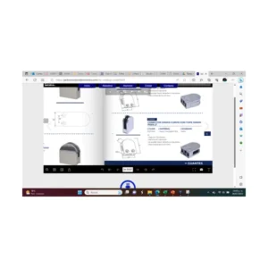 Conector grapa curva con tope dawh para 2"