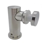 Conector pipeta con chapetÃ³n muro-vidrio 90Â°