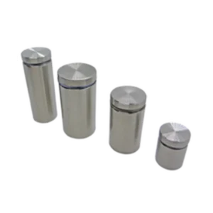 Conector-separador tubular muro-vidrio (25x20 MM)