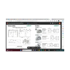 Sistema de cancel de baÃ±o Bacalar Axcent