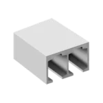 Perfil doble corredizo para sistema Chetumal