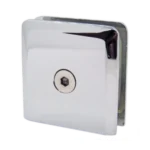 Conector clip muro-vidrio biselado