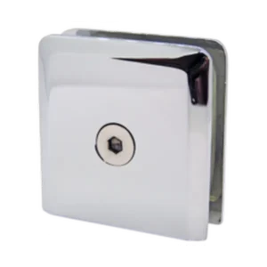 Conector clip muro-vidrio biselado