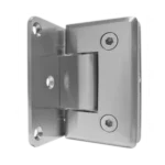 Bisagra muro-vidrio desfasada