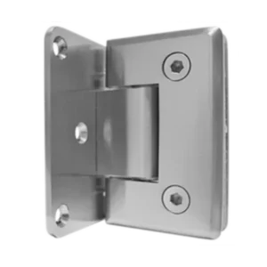 Bisagra muro-vidrio desfasada