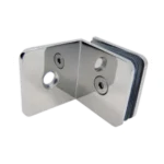 Conector clip muro-vidrio lateral 90Â°