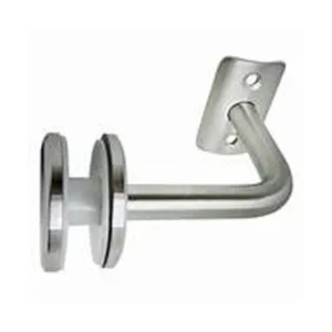 Conector vidrio-pasamanos corto 2"