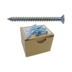 Tornillo para madera cabeza plana phillips 144 pzas