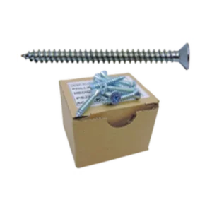 Tornillo para madera cabeza plana phillips 144 pzas
