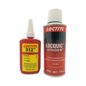 Pegamento Loctite y acelerador